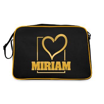 Love Miriam - Retro Bag - black/gold - Back