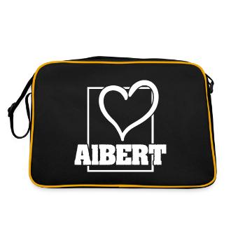 Marriage for Albert Mrs. JGA - Retro Bag - black/gold - Back