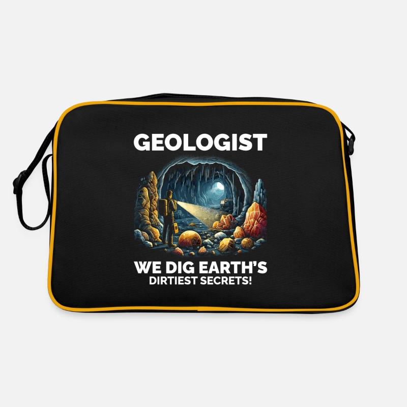 Géologue : Explorer les merveilles cachées de la Terre Sac Retro