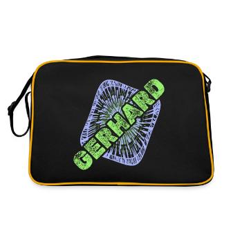 Gerhard: Gerhard - Sac Retro - noir/or - Dos