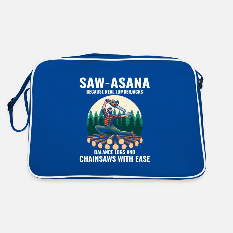 Bûcheron bûcheron bûcheron Yoga Pose Drôle Sac Retro