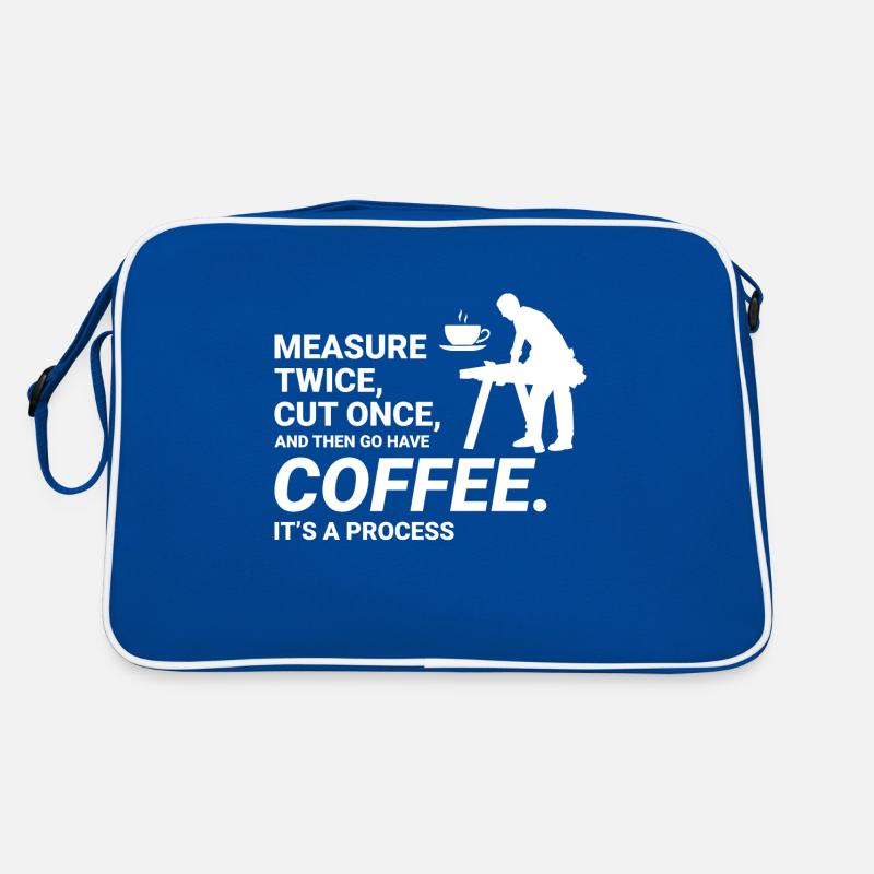Coffee Break Wisdom: Lumberjack Carpenter Funny Retro Bag