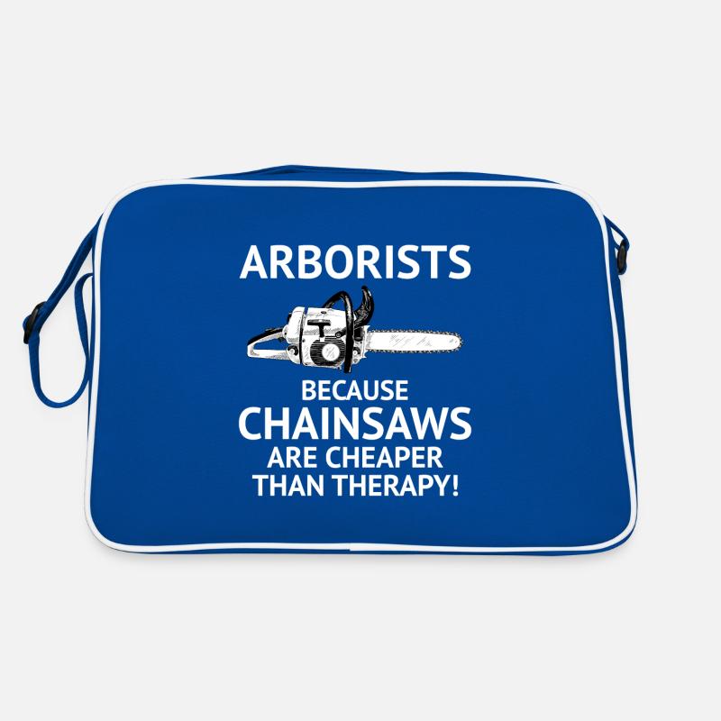 Arborist Tree Climber Climbing Trimmer Chainsaw Retro Bag