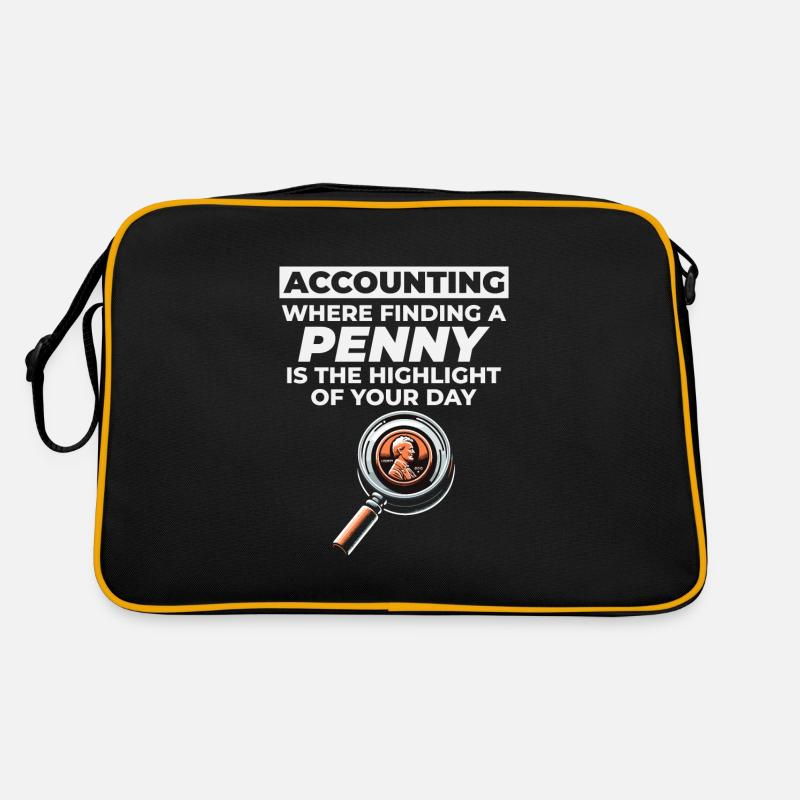 Comptable Comptabilité Tenue de livres Finance Drôle Sac Retro