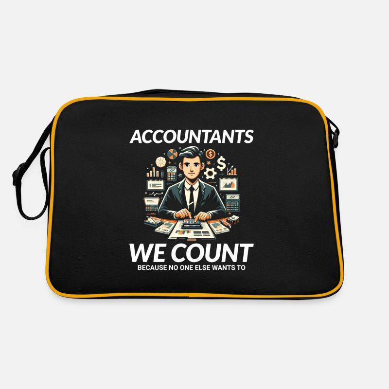 Comptable Comptabilité Tenue de livres Finance Drôle Sac Retro