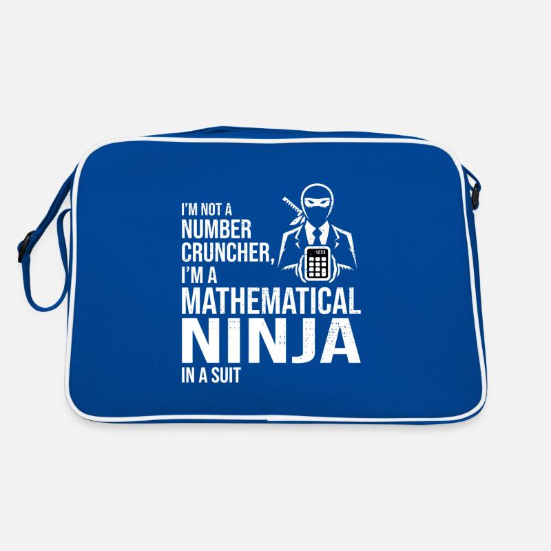 Ninja mathématique Comptable Comptable Finance Sac Retro