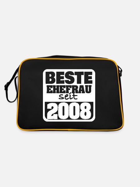 2008 - Retro Tasche - Schwarz/Gold