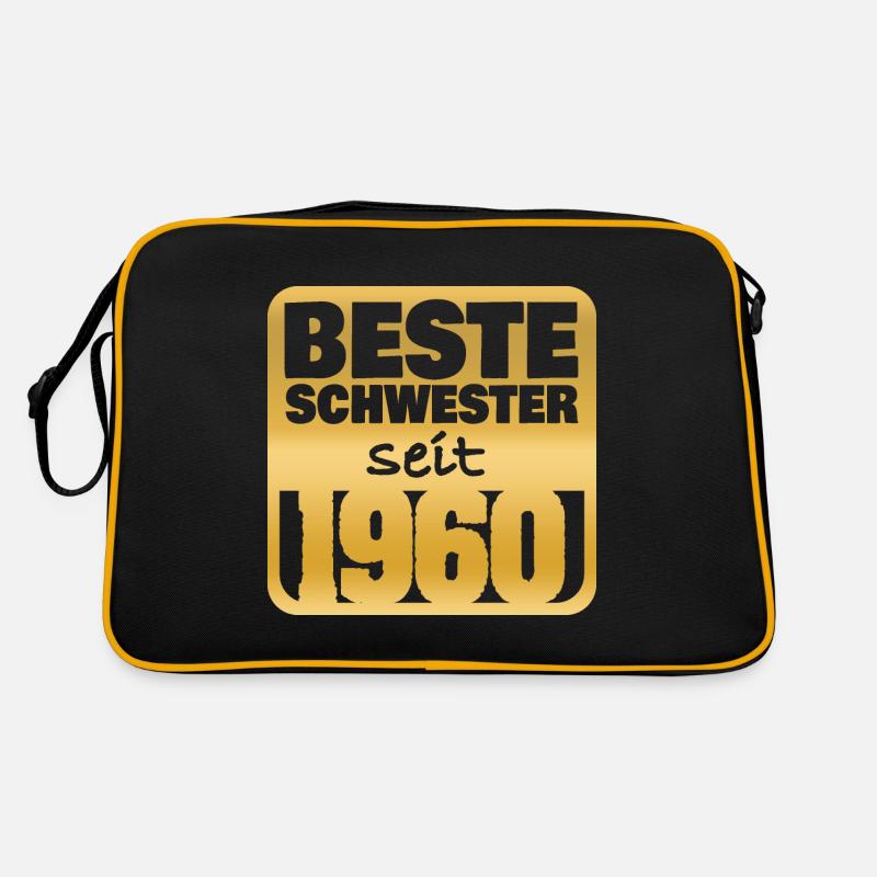 Geburt 1960 Retro Tasche
