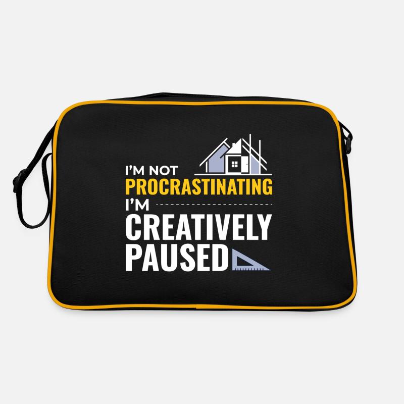 Architects Construction Creativity Procrastination Retro Bag