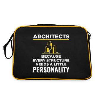 Architects: Every Structure Needs Personality! 🏰 - Retro Bag - black/gold - Back