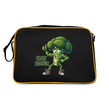 Légumes fous : Brocoli Calisthenics Pro Thumbs Up - Sac Retro - noir/or - Dos