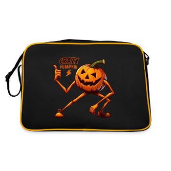 Légumes fous : Poseur de citrouille - Sac Retro - noir/or - Dos