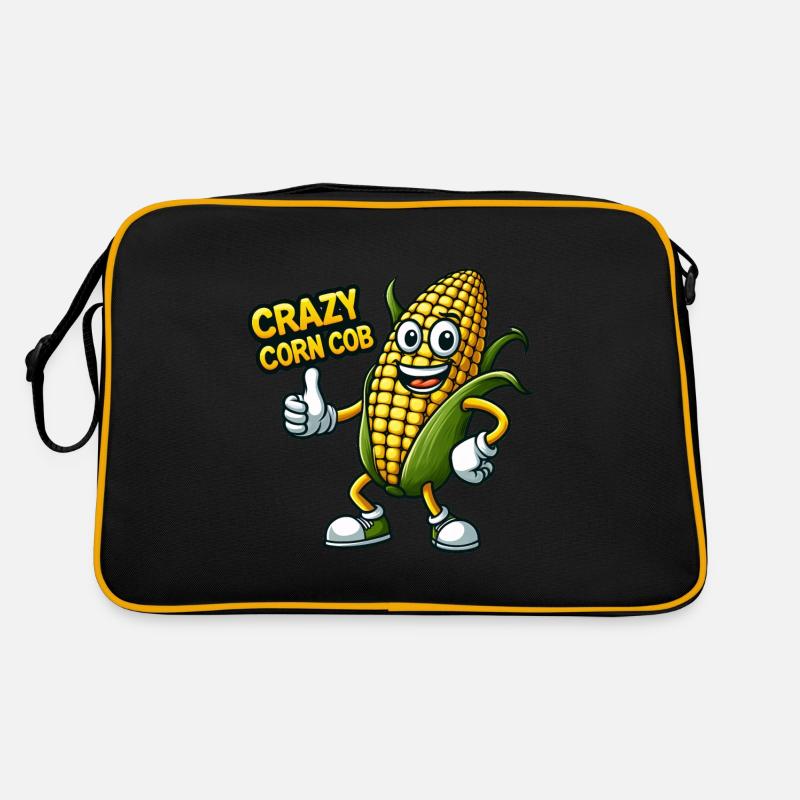 Crazy Veggies: Corn Cob Thumbs Up Retro Bag