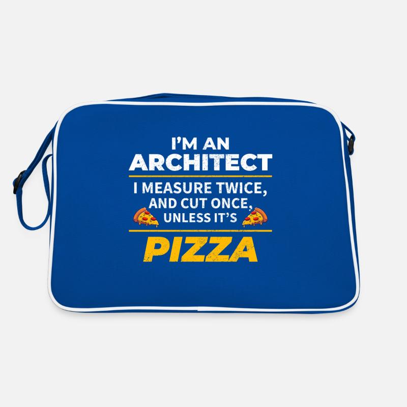 Architect: Measure Twice, Cut Once, Except Pizza Retro Bag