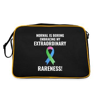 La sensibilisation aux maladies rares embrasse l’extraordinaire - Sac Retro - noir/or - Dos