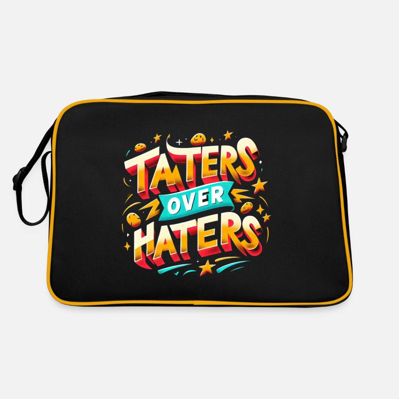 taters over haters 12 Retro Bag
