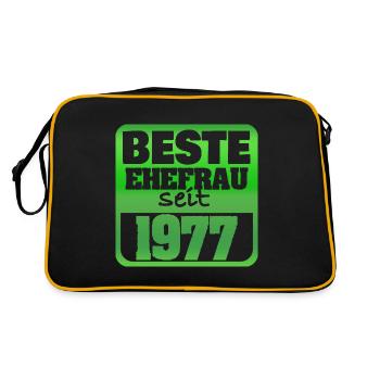Woman 1977 - Retro Bag - black/gold - Back