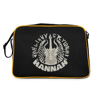 Hannah - Retro Bag - black/gold - Back