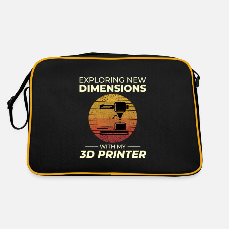 3D-Drucker 3D-Druck Retro Tasche