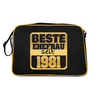 1981 - Retro Bag - black/gold - Back