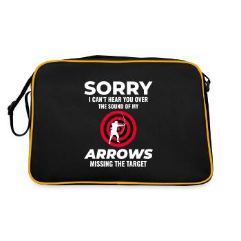 Archery Targets Archer Bullseye Shooting Sport - Retro Bag - black/gold - Back