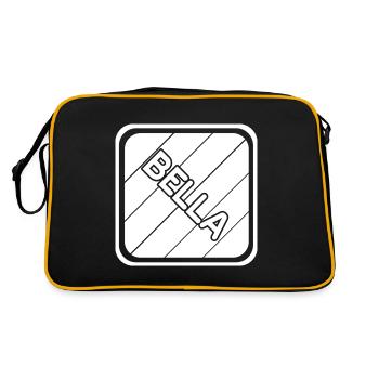 Nom de la fille Bella - Sac Retro - noir/or - Dos