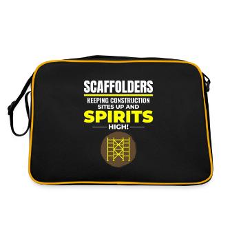 Scaffolder Scaffold Builder Scaffolding Platform - Retro Bag - black/gold - Back
