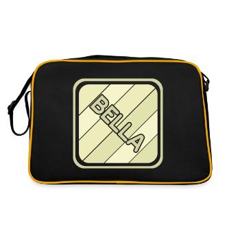 Nom de la fille Bella - Sac Retro - noir/or - Dos