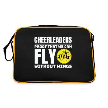 Pom-pom girl Cheerleading Girl Cheering Cheer Squad - Sac Retro - noir/or - Dos