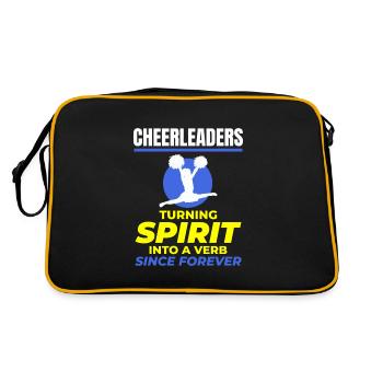 Pom-pom girl Cheerleading Girl Cheering Cheer Squad - Sac Retro - noir/or - Dos