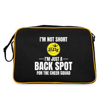 Pom-pom girl Cheerleading Girl Cheering Cheer Squad - Sac Retro - noir/or - Dos