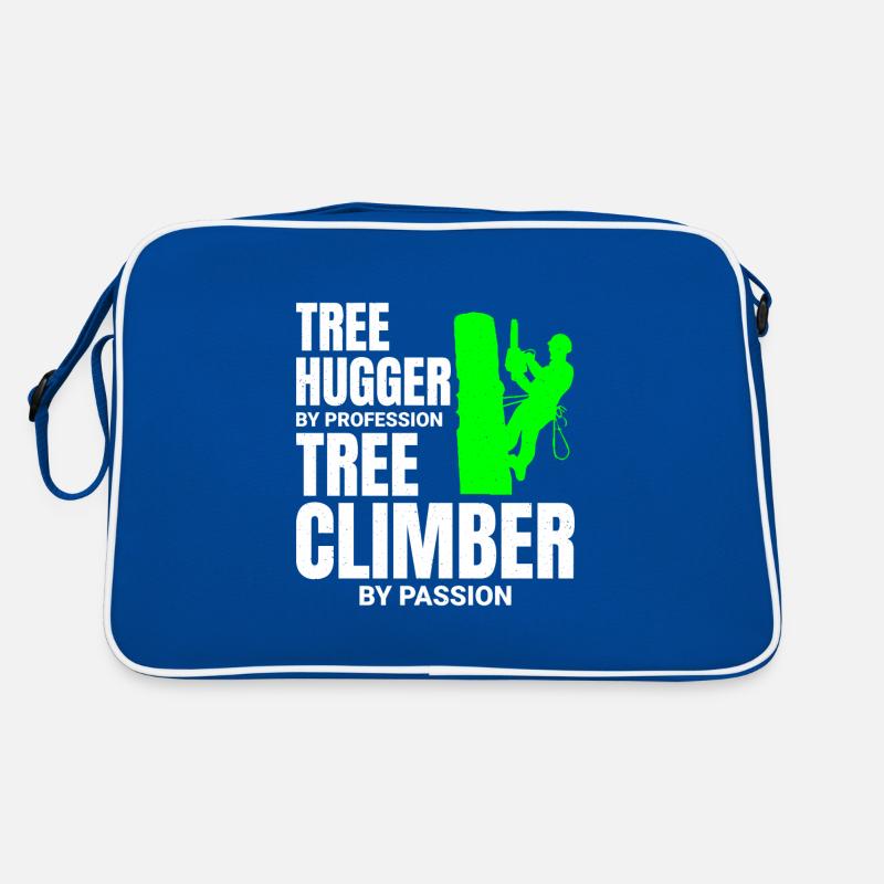 Baumpfleger Baumchirurg Kletterer Klettertrimmer Retro Tasche