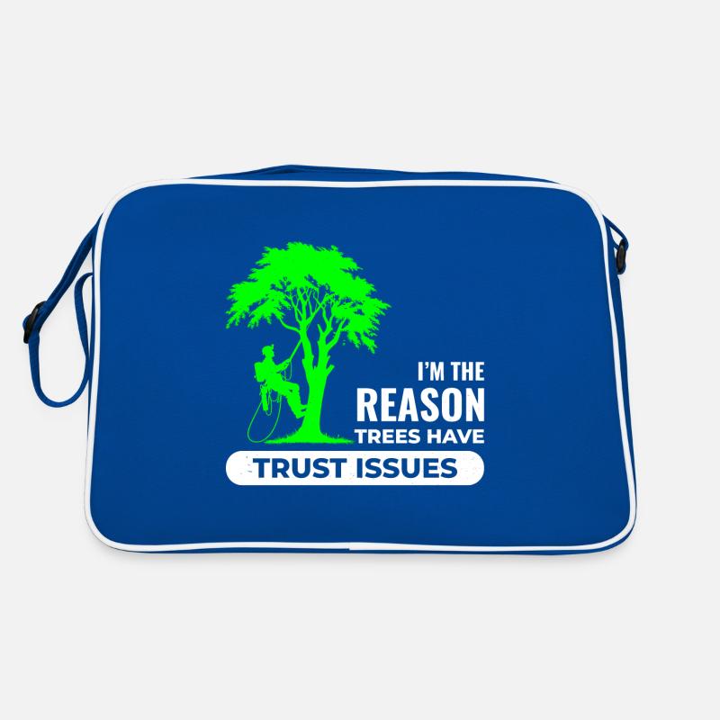 Baumpfleger Baumchirurg Kletterer Klettertrimmer Retro Tasche