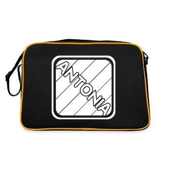 Antonia - Retro Bag - black/gold - Back