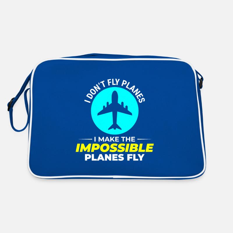 Aerospace Engineer Flight Mechanics Plane Airplane Retro Bag