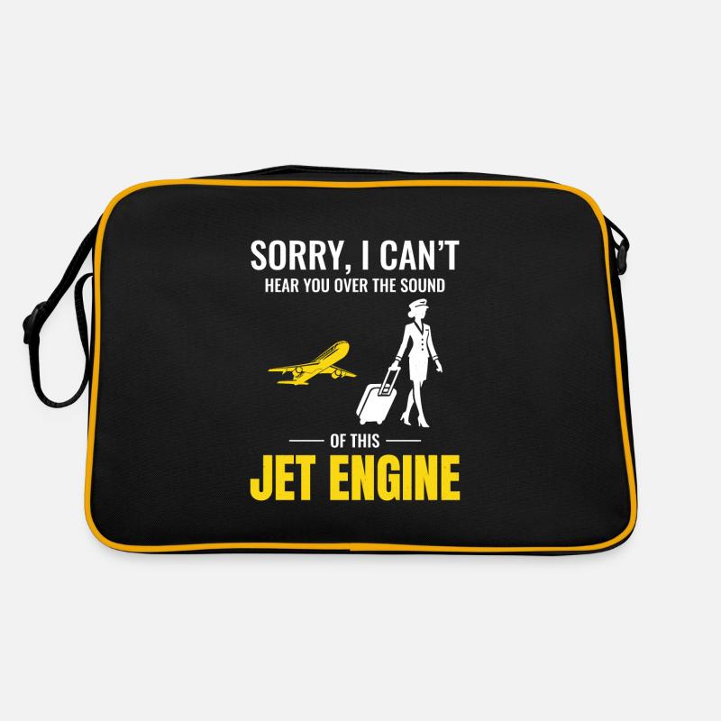 Flight Attendant Aviation Cabin Crew Airline Staff Retro Bag