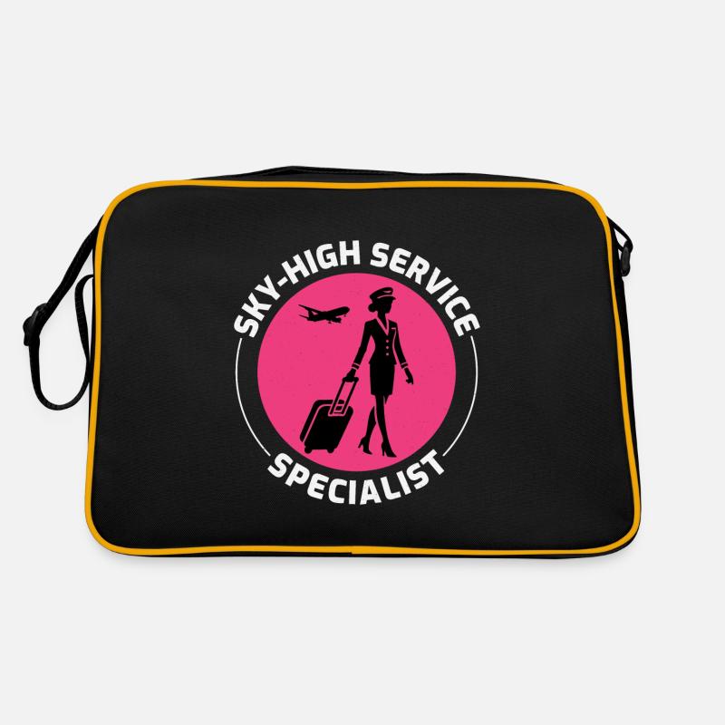 Flugbegleiter Flugbegleiter Flugbegleiterin Flugbegleiterin Retro Tasche