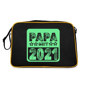 since 2021 - Retro Bag - black/gold - Back