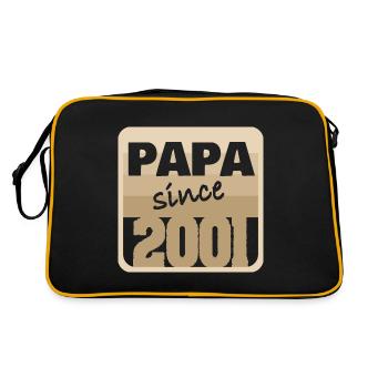 Père 2001 - Sac Retro - noir/or - Dos