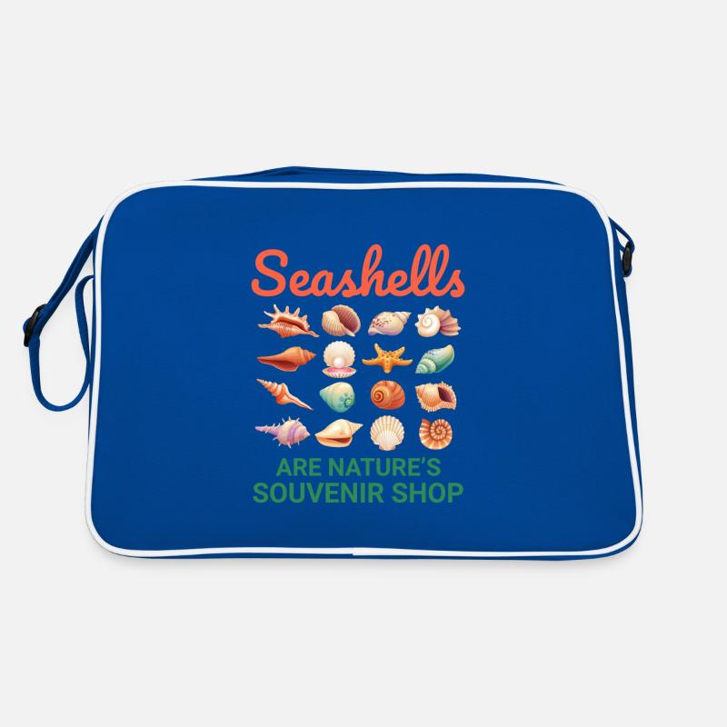 Seashells Collector Beachcomber Sea Shell Ocean Retro Bag