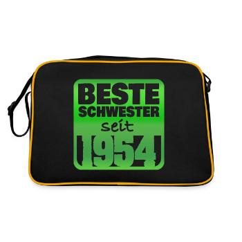 Sister 1954 - Retro Bag - black/gold - Back