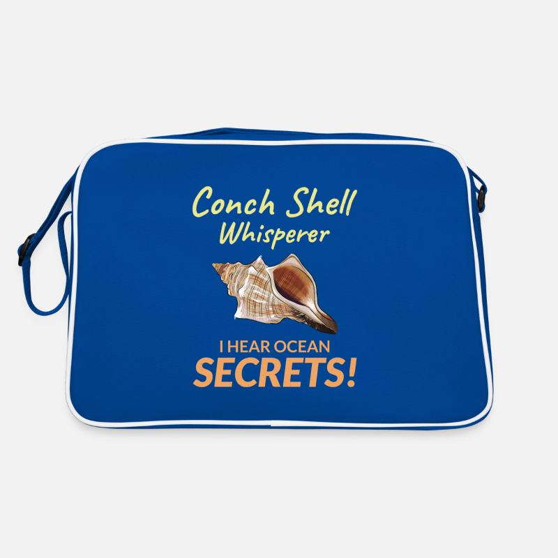 Conch Seashells Collector Beachcomber Sea Shell Retro Bag