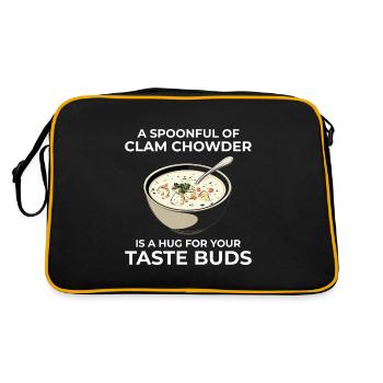 Clam Chowder - Retro Bag - black/gold - Back