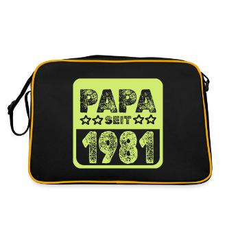 since 1981 - Retro Bag - black/gold - Back
