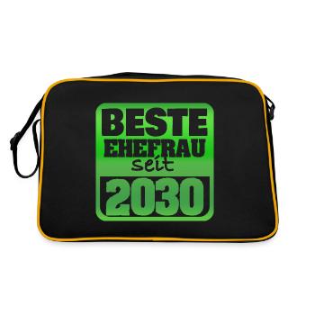 Marriage 2030 - Retro Bag - black/gold - Back