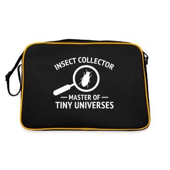 Collectionneur d’insectes Entomologie Entomologiste Amateur d’insectes - Sac Retro - noir/or - Dos