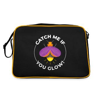 Lucioles Firefly Lightning Bug Insect Collector - Sac Retro - noir/or - Dos