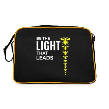 Lucioles Firefly Lightning Bug Insect Collector - Sac Retro - noir/or - Dos