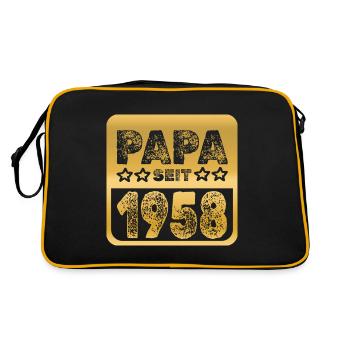 1958 - Sac Retro - noir/or - Dos