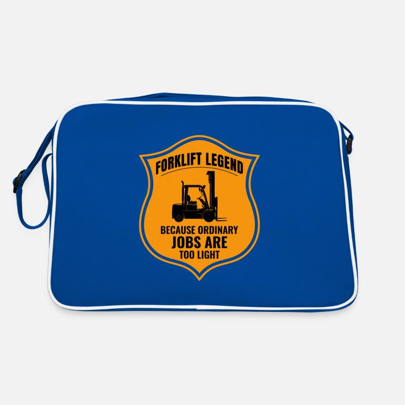 Forklift Operator Heavy Equipment Driver Funny Retro Bag
